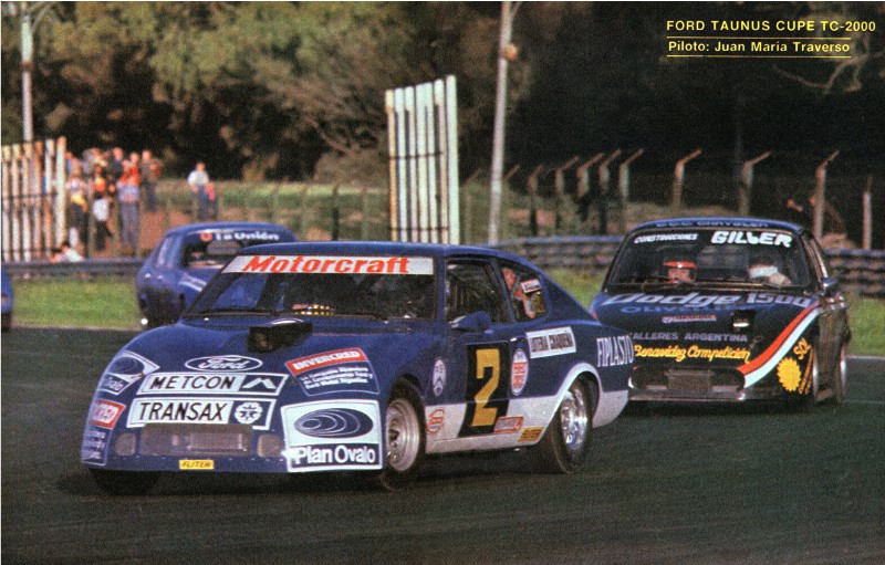 Traverso y Pontoriero en el Autodromo de Buenos Aires - 1979