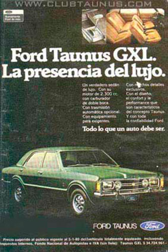 Ford Taunus GXL